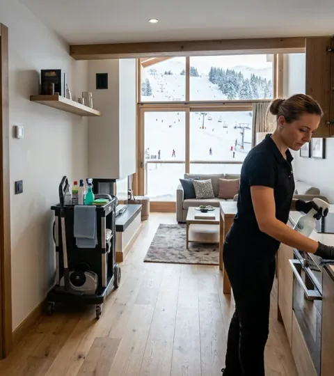 Appartement de vacances propre en station de ski